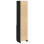 Aparador alto roble negro 37,5x35x180 cm madera de ingeniería by , Sideboards - Ref: Foro24-861671, Price: 91,46 €, Discount: %