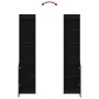 Aparador alto roble negro 37,5x35x180 cm madera de ingeniería by , Sideboards - Ref: Foro24-861671, Price: 91,46 €, Discount: %