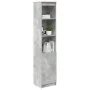 Aparador alto gris hormigón 37,5x35x180 cm madera de ingeniería by , Sideboards - Ref: Foro24-861673, Price: 84,78 €, Discoun...