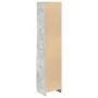 Aparador alto gris hormigón 37,5x35x180 cm madera de ingeniería by , Sideboards - Ref: Foro24-861673, Price: 84,78 €, Discoun...