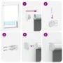 Roller Blind Blackout White 160x175 cm Fabric Width 156.6 cm by , Blinds and blinds - Ref: Foro24-4011946, Price: 31,46 €, Di...
