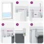 Roller Blind Blackout White 160x175 cm Fabric Width 156.6 cm by , Blinds and blinds - Ref: Foro24-4011946, Price: 31,46 €, Di...
