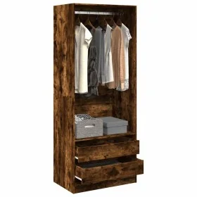 Armario madera de ingeniería color roble ahumado 80x50x200 cm von , Kleiderschränke - Ref: Foro24-3307751, Preis: 175,89 €, R...