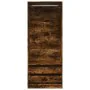 Armario madera de ingeniería color roble ahumado 80x50x200 cm de , Armarios roperos - Ref: Foro24-3307751, Precio: 175,87 €, ...