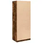 Armario madera de ingeniería color roble ahumado 80x50x200 cm de , Armarios roperos - Ref: Foro24-3307751, Precio: 175,87 €, ...
