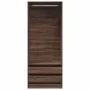 Armario madera de ingeniería color roble marrón 80x50x200 cm de , Armarios roperos - Ref: Foro24-3307753, Precio: 152,59 €, D...