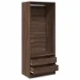 Armario madera de ingeniería color roble marrón 80x50x200 cm de , Armarios roperos - Ref: Foro24-3307753, Precio: 152,59 €, D...