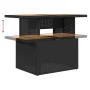 Set sofás jardín y cojines 7 pzas ratán sintético acacia negro von , Gartensets - Ref: Foro24-3327443, Preis: 533,19 €, Rabat...