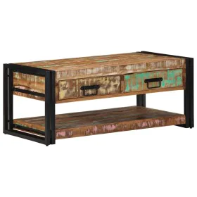 Mesa de centro multicolor 90x50x38 cm madera maciza reciclada de , Mesas de centro - Ref: Foro24-4016686, Precio: 195,15 €, D...