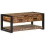 Mesa de centro multicolor 90x50x38 cm madera maciza reciclada de , Mesas de centro - Ref: Foro24-4016686, Precio: 195,15 €, D...