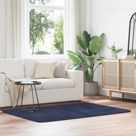 Long pile NAVARRA navy blue carpet 120x170 cm polyester by , Rugs - Ref: Foro24-4102827, Price: 31,91 €, Discount: %