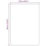 Langflor-Teppich NAVARRA in Marineblau 240x340 cm aus Polyester von , Teppiche - Ref: Foro24-4102859, Preis: 90,98 €, Rabatt: %