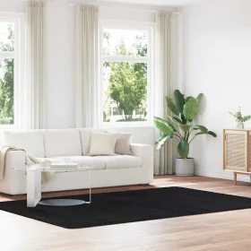 Langfloriger schwarzer Teppich NAVARRA aus Polyester, 200x290cm. von , Teppiche - Ref: Foro24-4102846, Preis: 78,21 €, Rabatt: %