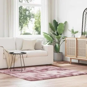 Long pile dusty pink NAVARRA rug 160x160 cm by , Rugs - Ref: Foro24-4102873, Price: 34,24 €, Discount: %