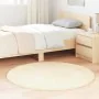 Flauschiger langer Teppich NAVARRA in Creme 120x120cm aus Polyester von , Teppiche - Ref: Foro24-4102903, Preis: 26,90 €, Rab...