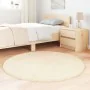 Flauschiger langer Teppich NAVARRA in Creme 120x120cm aus Polyester von , Teppiche - Ref: Foro24-4102903, Preis: 26,90 €, Rab...
