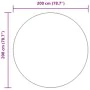 Alfombra de pelo largo NAVARRA gris claro 200x200 cm poliéster de , Alfombras - Ref: Foro24-4102922, Precio: 52,25 €, Descuen...