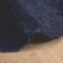 Alfombra de pelo largo NAVARRA azul marino 160x160 cm poliéster de , Alfombras - Ref: Foro24-4102915, Precio: 34,58 €, Descue...
