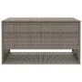 Graue Outdoor-Kissen 100x55x55,5 cm aus synthetischem Rattan von , Aufbewahrungsboxen für den Außenbereich - Ref: Foro24-4104...