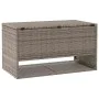 Graue Outdoor-Kissen 100x55x55,5 cm aus synthetischem Rattan von , Aufbewahrungsboxen für den Außenbereich - Ref: Foro24-4104...