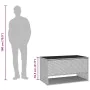 Graue Outdoor-Kissen 100x55x55,5 cm aus synthetischem Rattan von , Aufbewahrungsboxen für den Außenbereich - Ref: Foro24-4104...