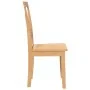 Dining chairs, 2 units, solid rubberwood. by , dining chairs - Ref: Foro24-4102404, Price: 116,28 €, Discount: %