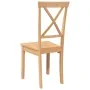 Dining chairs, 2 units, solid rubberwood. by , dining chairs - Ref: Foro24-4102404, Price: 116,28 €, Discount: %