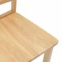 Dining chairs, 2 units, solid rubberwood. by , dining chairs - Ref: Foro24-4102404, Price: 116,28 €, Discount: %