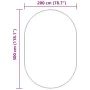 Langflor-Teppich NAVARRA in Dunkelgrau, 300x200 cm, aus Polyester. von , Teppiche - Ref: Foro24-4102936, Preis: 69,18 €, Raba...