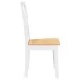 Esszimmerstühle, 2 Stück Massivholz aus weißem Kautschuk von , Essstühle - Ref: Foro24-4102406, Preis: 116,28 €, Rabatt: %
