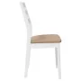 Dining chairs with cushions 2 units solid white rubber wood by , dining chairs - Ref: Foro24-4102522, Price: 132,53 €, Discou...