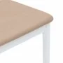 Esszimmerstühle mit Kissen, 2 Stück Massivholz, weißer Kautschuk von , Essstühle - Ref: Foro24-4102522, Preis: 132,53 €, Raba...