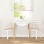 Esszimmerstühle, 2 Stück Massivholz aus weißem Kautschuk von , Essstühle - Ref: Foro24-4102520, Preis: 137,61 €, Rabatt: %