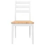 Esszimmerstühle, 2 Stück Massivholz aus weißem Kautschuk von , Essstühle - Ref: Foro24-4102520, Preis: 137,61 €, Rabatt: %