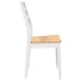 Esszimmerstühle, 2 Stück Massivholz aus weißem Kautschuk von , Essstühle - Ref: Foro24-4102520, Preis: 137,61 €, Rabatt: %