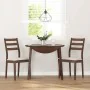 Sillas de comedor con cojines 2 uds madera maciza marrón caucho de , Sillas de comedor - Ref: Foro24-4102515, Precio: 132,53 ...