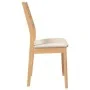 Dining chairs with cushions 2 units solid natural rubberwood by , dining chairs - Ref: Foro24-4102517, Price: 132,53 €, Disco...
