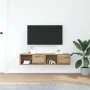 TV furniture 2 units oak wood artisan 60x31x25.5 cm by , TV Furniture - Ref: Foro24-861453, Price: 63,03 €, Discount: %