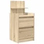 Bedside tables with 2 drawers 2 units Sonoma oak 38x34x80 cm by , Nightstands - Ref: Foro24-861360, Price: 100,07 €, Discount: %