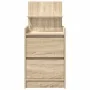 Bedside tables with 2 drawers 2 units Sonoma oak 38x34x80 cm by , Nightstands - Ref: Foro24-861360, Price: 100,07 €, Discount: %