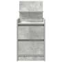 Nachttische mit 2 Schubladen, 2 Stück, Betongrau, 38x34x80 cm. von , Nachttische - Ref: Foro24-861362, Preis: 96,28 €, Rabatt: %