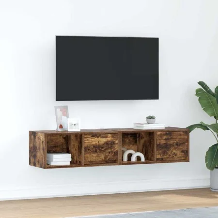 TV-Möbel 2 Stück aus Holzwerkstoff in Eichenfarbe 60x31x25,5 cm von , TV-Möbel - Ref: Foro24-861445, Preis: 63,03 €, Rabatt: %