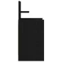 Black bedside table with 2 drawers, 38x34x80 cm by , Nightstands - Ref: Foro24-861357, Price: 57,72 €, Discount: %