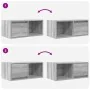 TV furniture 2 units engineered wood Sonoma gray 60x31x25.5 cm by , TV Furniture - Ref: Foro24-861447, Price: 64,86 €, Discou...