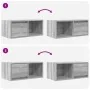 TV-Möbel 2 Stück, Sonoma-Grau, 60x31x25,5 cm, aus Holzwerkstoff von , TV-Möbel - Ref: Foro24-861447, Preis: 64,86 €, Rabatt: %