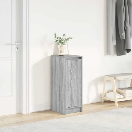 Zapatero gris Sonoma 29,5x34x76 cm madera de ingeniería by , Shoe racks and shoe organizers - Ref: Foro24-861864, Price: 53,0...