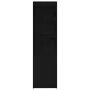 Aparador alto roble negro 50x35x180 cm madera de ingeniería by , Sideboards - Ref: Foro24-3328463, Price: 110,41 €, Discount: %