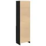 Aparador alto roble negro 50x35x180 cm madera de ingeniería by , Sideboards - Ref: Foro24-3328463, Price: 110,41 €, Discount: %
