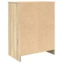 Zapatero roble Sonoma 57x34x76 cm Madera de ingeniería de , Zapateros y organizadores de calzado - Ref: Foro24-861870, Precio...