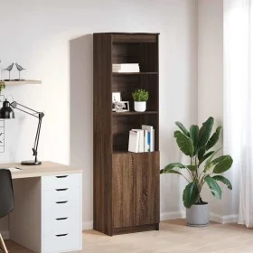 Aparador alto roble marrón 50x35x180 cm madera de ingeniería von , Sideboards - Ref: Foro24-3328468, Preis: 109,36 €, Rabatt: %